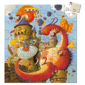 Puzzle Vaillant et les dragons – 54 pcs