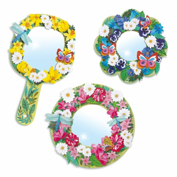 Douceur Florale - 3 miroirs à décorer – Image 2