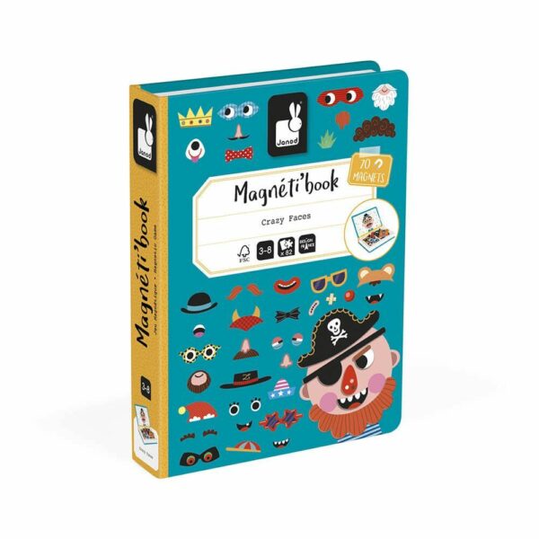 Magnéti'book Crazy Faces garçon