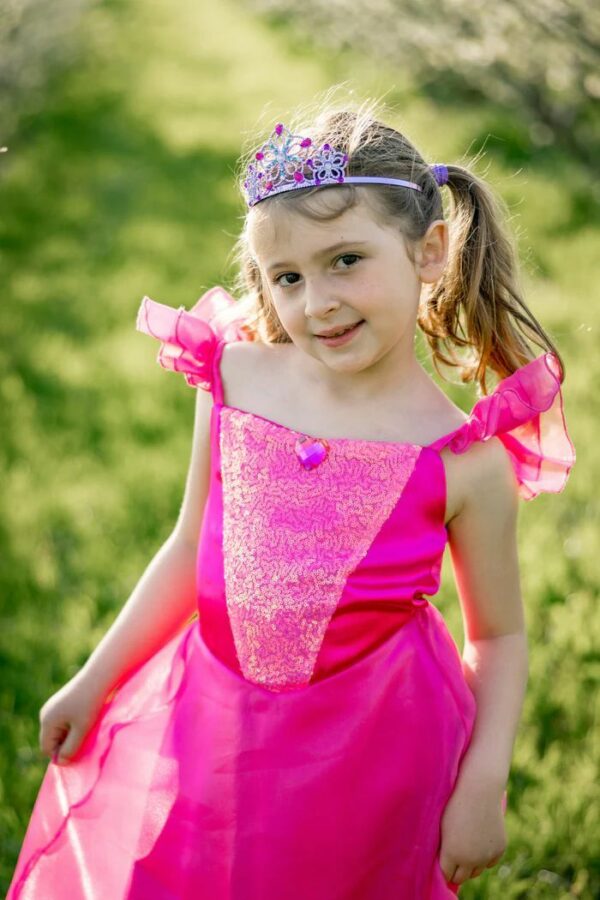 Hot Pink Party Dress  5-6 ans – Image 2