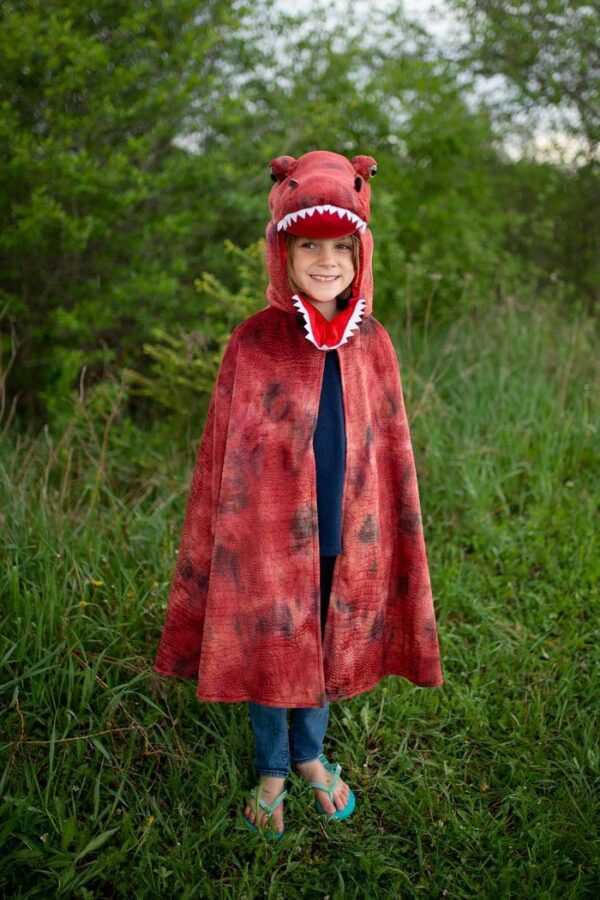 Cape T-Rex Rouge 4-6 ans – Image 4