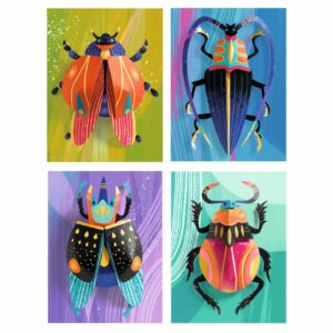 Paper bugs – Tableaux 3D
