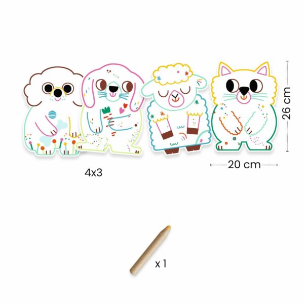 Coloriages à révéler - Animaux familiers – Image 3