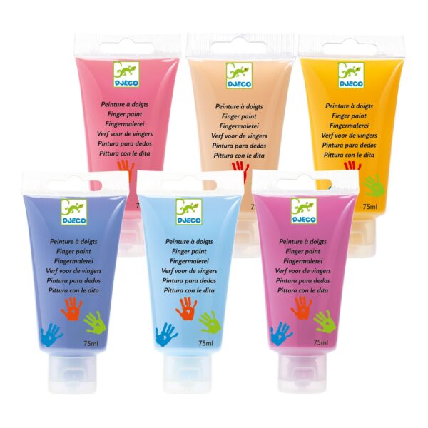 6 tubes de peinture à doigts Sweet – Image 2