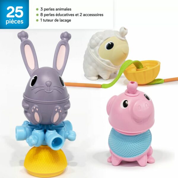 Coffret perles motricité - Animaux de la ferme – Image 4