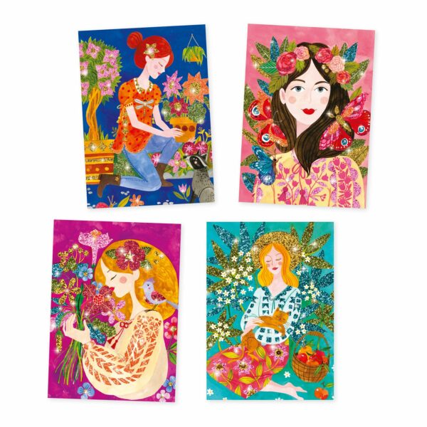 Tableaux à pailleter - Le parfum des fleurs – Image 3