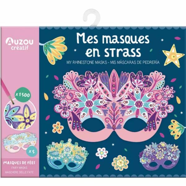 Ma pochette d'artiste - Mes masques en strass