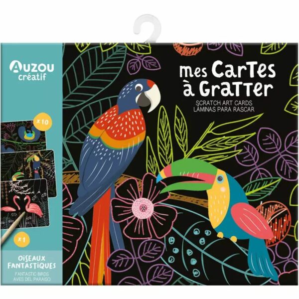 Mes cartes à gratter - Oiseaux fantastiques