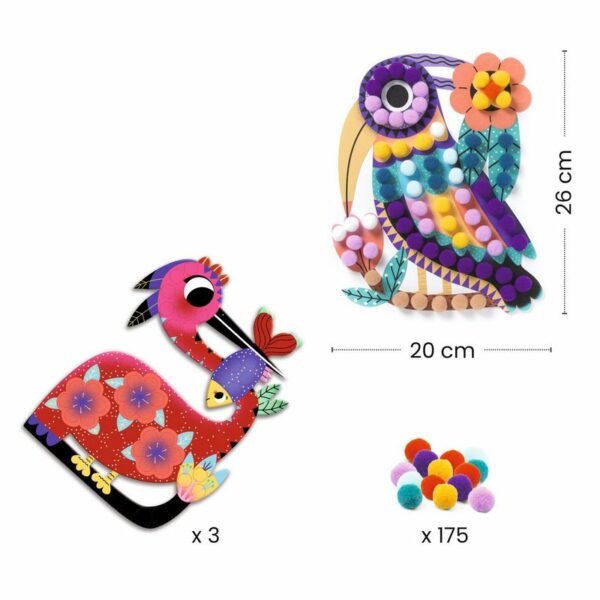 Collages pompons - Panachés – Image 2