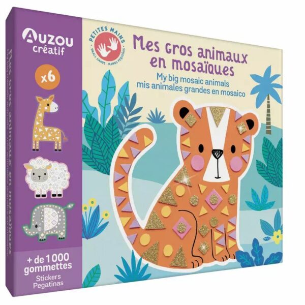Mes gros animaux en mosaïques