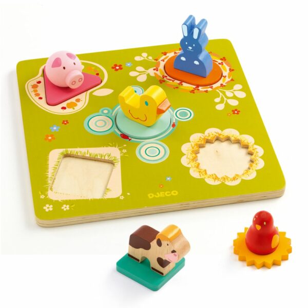 Puzzle Bildi 5 pcs en bois – Image 2