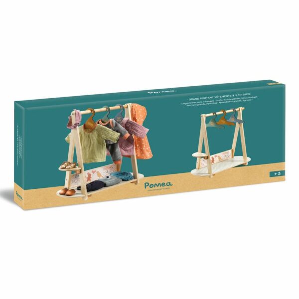 Grand portant vêtements, 3 cintres - Pomea – Image 3