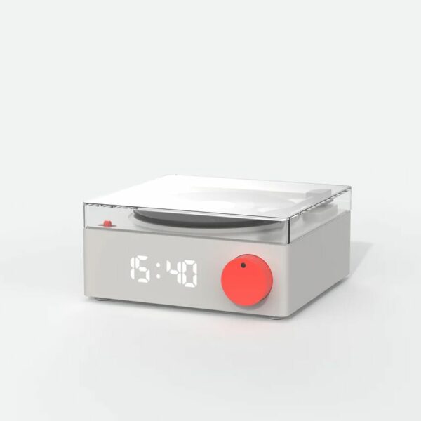 Enceinte & Réveil Platine - Gris – Image 4