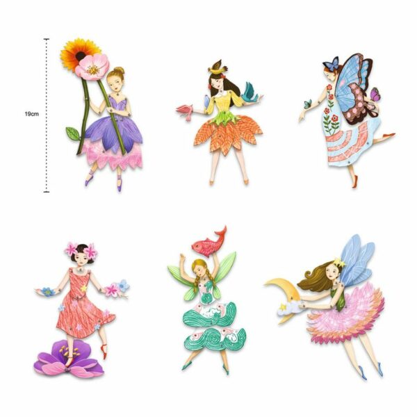 Pantins à colorier - Fées – Image 2