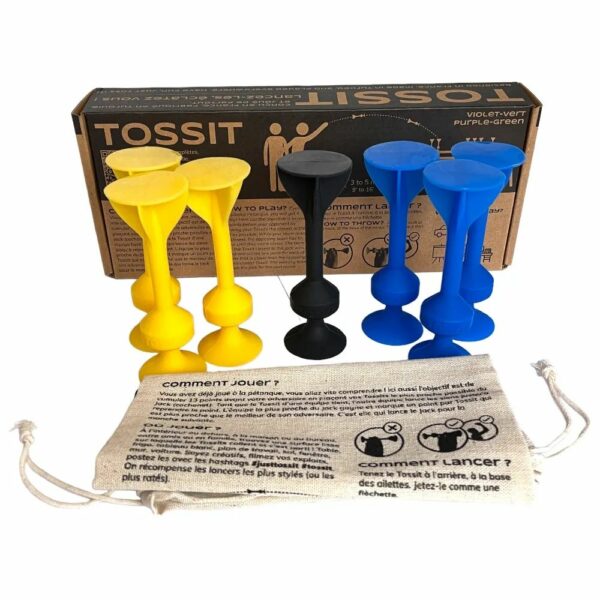 TOSSIT jeu Bleu-Jaune