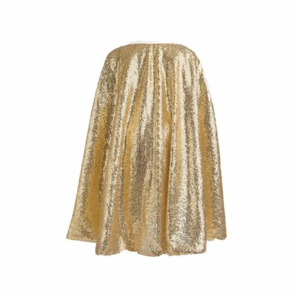 Cape en Or Sequin - 5-6 ans