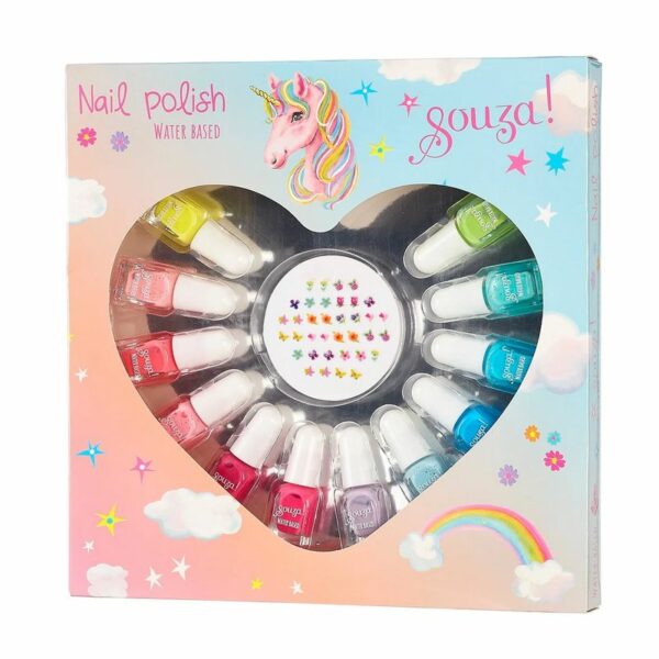 Vernis à ongle en boîte cadeau - Licorne