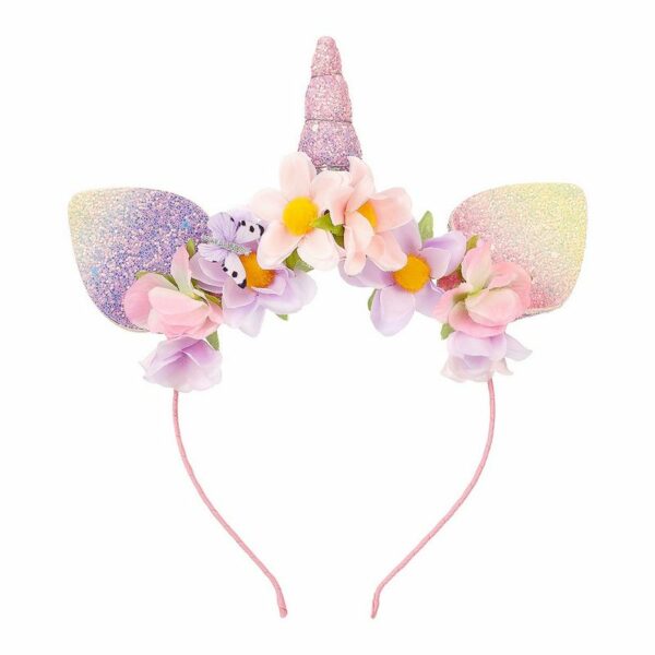 Serre tête Licorne lilas