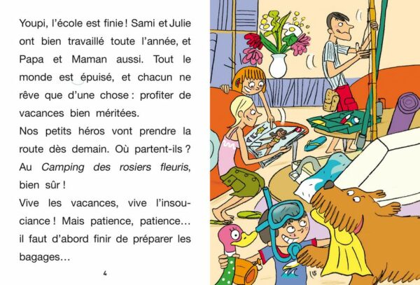 Sami et Julie Vive les vacances ! - Niveau 4 CE1 – Image 2