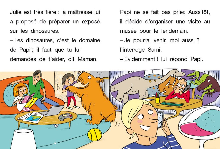 Sami et Julie A la découverte des dinosaures - Niveau 4 CE1 – Image 2