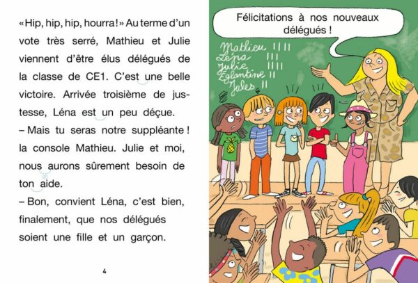Sami et Julie Julie déléguée de classe - Niveau 4 CE1 – Image 2
