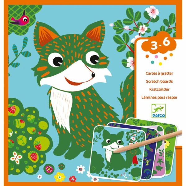 Cartes à gratter - Petites bêtes