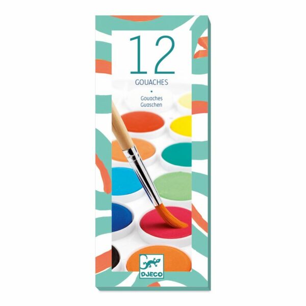 12 pastilles gouaches Classique