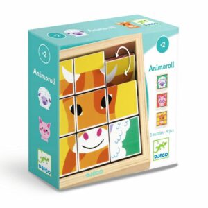 Puzzle cadre en bois – Animoroll