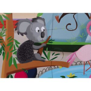 Puzzle Tactile Journée Zoo – 20 pièces