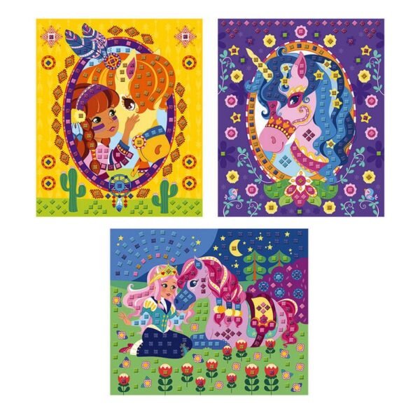 Mosaïques en Mousse Poneys et Licornes – Image 3
