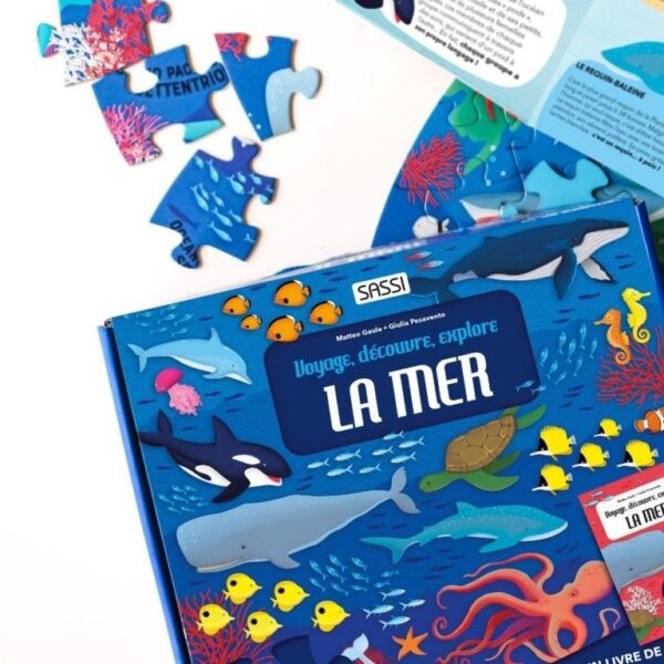 Puzzle Livre - Mers et Océans - 205 pcs – Image 3