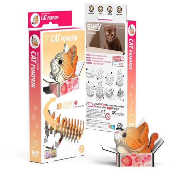 EUGY Puzzle 3D - Chats - Pumpkin – Image 2