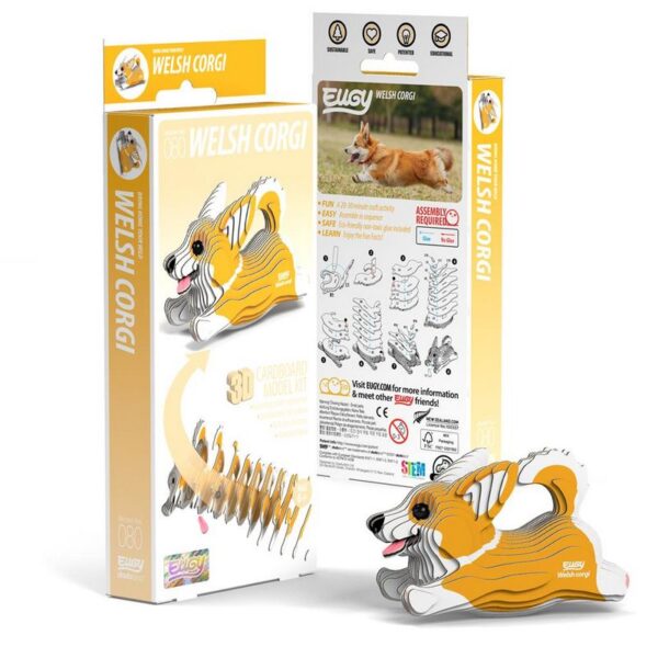 EUGY Puzzle 3D - Welsh Corgi Chien – Image 2