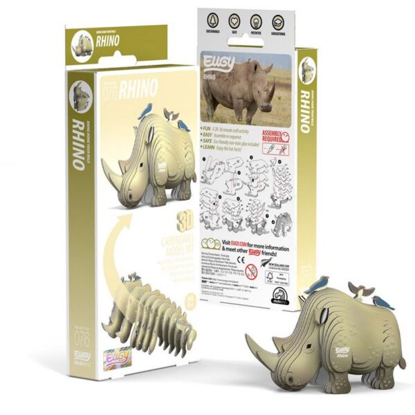 EUGY Puzzle 3D - Rhinocéros – Image 2