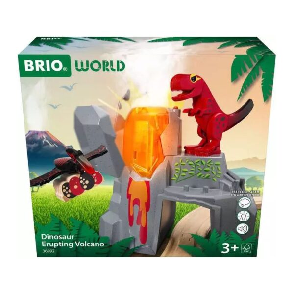 Dinosaure eruption volcan - Brio