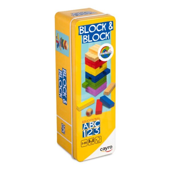 Jenga - 6 couleurs