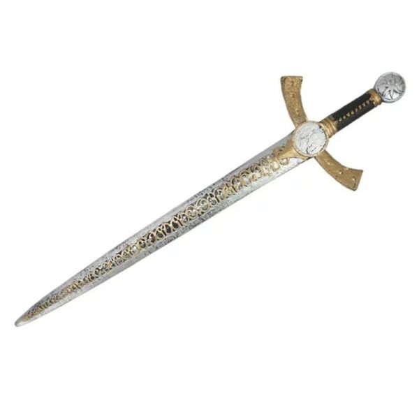 Grande épee de chevalier ciselée