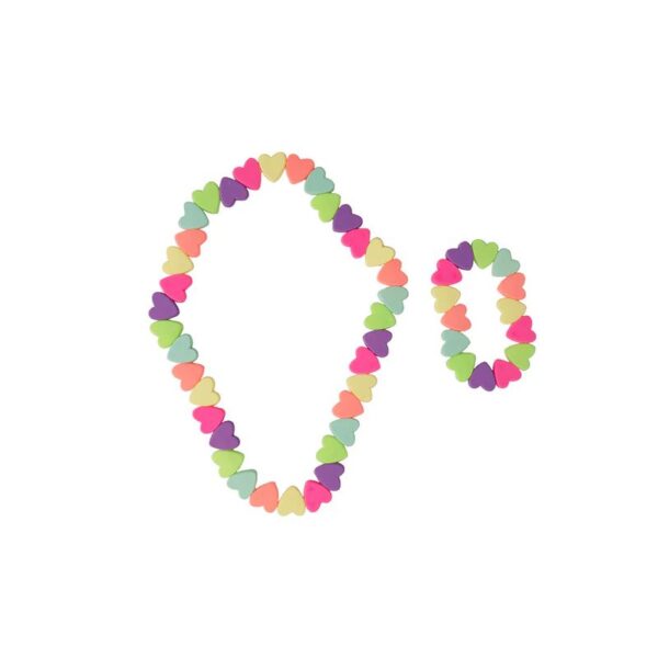 Collier et bracelet - Coeur