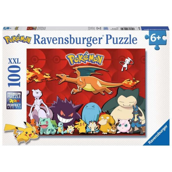 Puzzle XXL mes Pokémon préférés - 100 pièces