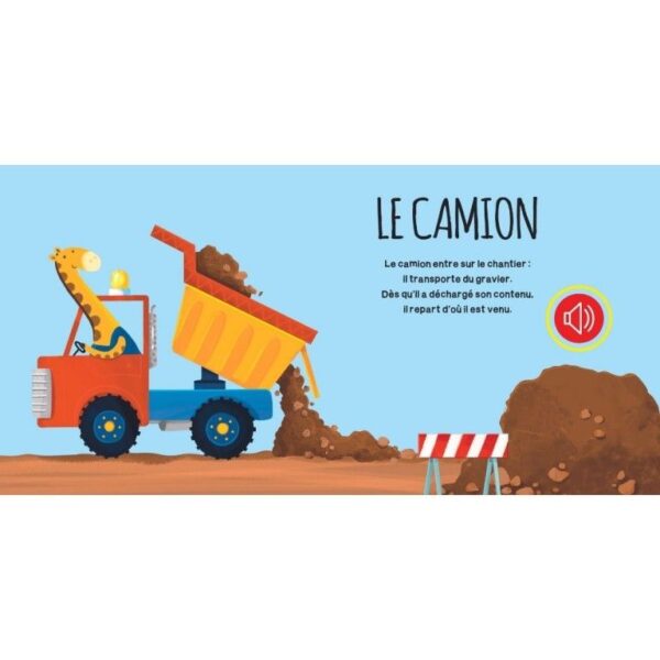 Les engins de chantier - Livre sonore – Image 3