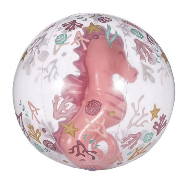 Ballon de plage 3D Rose