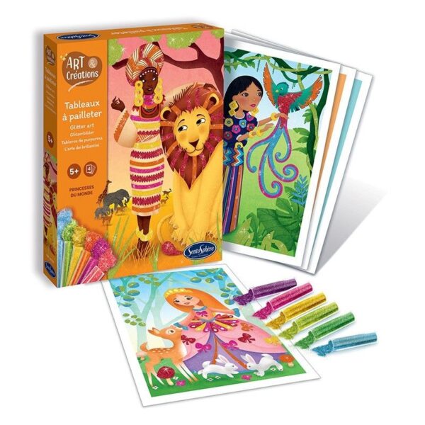 Tableaux à Pailleter - Princesses du Monde – Image 2