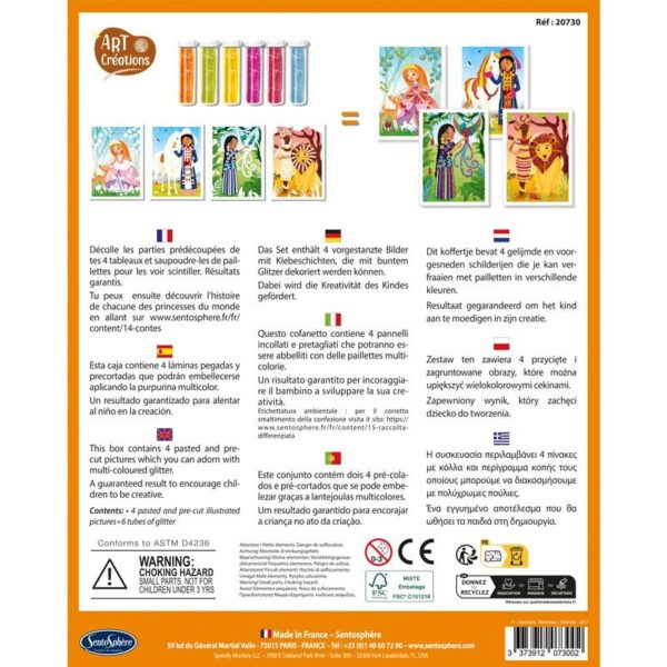 Tableaux à Pailleter - Princesses du Monde – Image 3