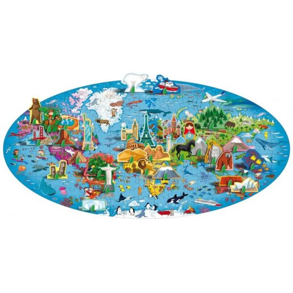 Puzzle + livre - La terre 200 pcs – Image 2