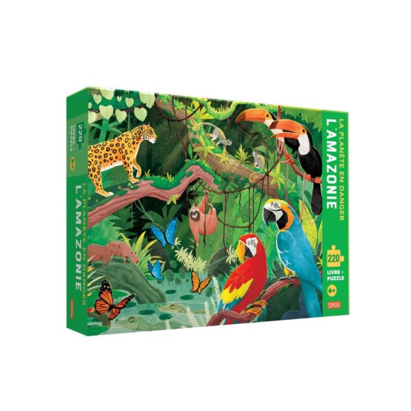 Puzzle + Livre - L'Amazonie 220pcs