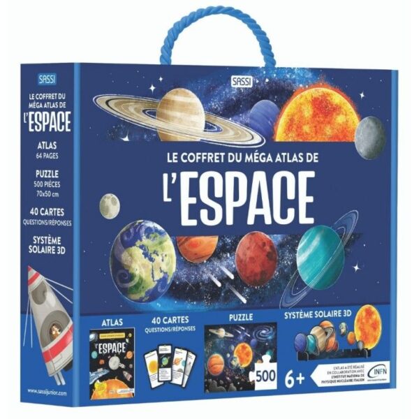 Le coffret méga atlas de l'Espace - 300pcs