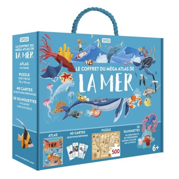 Le coffret méga atlas de la Mer - 500pcs