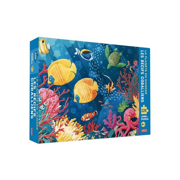 Puzzle + livre - Le Récif Corallien 220pcs