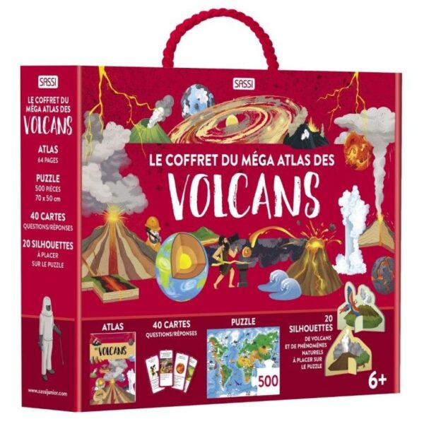 Le coffret méga atlas des Volcans - 300pcs