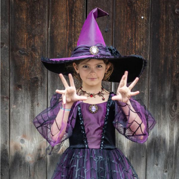 Robe de sorcière avec chapeau 7-8 ans – Image 2